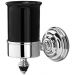 Стакан подвесной Devon and Devon Black Diamond черная керамика хром BLKD503CRNE