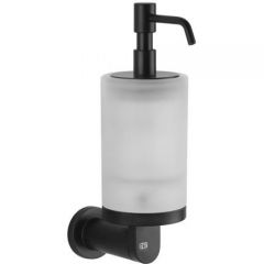 Дозатор для жидкого мыла Gessi Emporio, подвесной, сатинированное стекло, Черный матовый, 38815#299