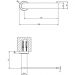 Держатель для туалетной бумаги Gessi Emporio, подвесной, хром, 38849#031