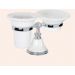 Настольный держатель TW collection Harmony с мыльницей и стаканом, керамика, Хром, TWHA141bi/cr