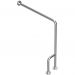 Поручень опорный Bemeta (Бемета) Help левый сталь шлифованная (301112132)
