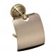 Держатель туалетной бумаги Bemeta (Бемета) Retro с крышкой бронза (144112017)