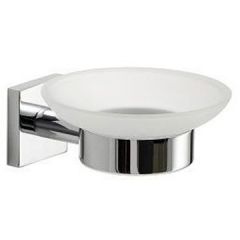 Настенная стеклянная мыльница Gedy Fuji, цвет хром FJ11(13)