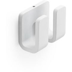 Крючок Gedy Outline двойной, цвет белый матовый 3228(22)