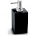 Настольный дозатор Gedy (Геди) Sofia с пластиковой помпой, черный матовый SF80(14)