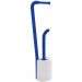 Стойка напольная Gedy (Геди) Wendy бумагодержатель, ерш пластик, цвет белый,синий 7032(89)