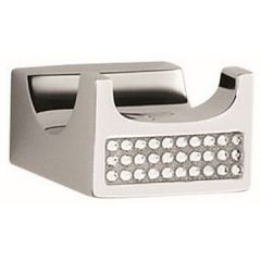 Крючок двойной Sanibano Diamond, цвет хром-кристаллы Swarovski crystall H9000/09DCRС