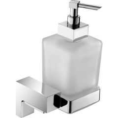 Дозатор настенный стеклянный Sanibano Elegance, цвет черный матовый H8700/11MB
