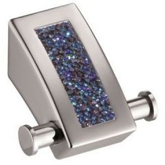 Крючок двойной Sanibano Estrella, цвет хром-кристаллы Swarovski bermudа blue H9300/09DBB