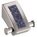 Крючок двойной Sanibano Estrella, цвет хром-кристаллы Swarovski bermudа blue H9300/09DBB