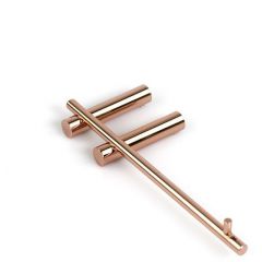 Бумагодержатель Stil Haus Hashi, цвет розовое золото HS11(17)