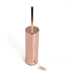 Ершик настенный металлический Stil Haus Hashi, цвет розовое золото 010M(17)