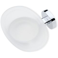 Мыльница настенная стеклянная Stil Haus Diana, цвет хром DI09(08)