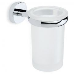 Стакан настенный стеклянный Stil Haus Diana, цвет хром DI10(08)