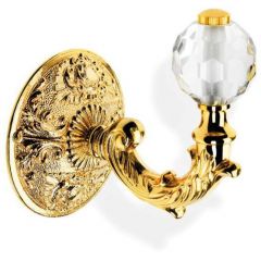 Крючок со стеклом Murano Stil Haus Noto Light, цвет хром NT13V(08)