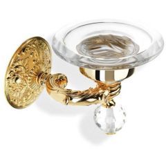 Мыльница настенная со стеклом Murano Stil Haus Noto Light, цвет хром NT09V(08)