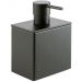 Дозатор настольный Stil Haus (Стил Хаус) Rettangolo, цвет черный, помпа с крышкой черный матовый 1203(23-NE)