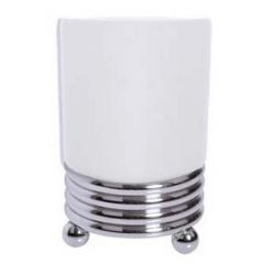 Стакан для зубных щеток Богеме Hermitage Хром 10391, Boheme Chrome