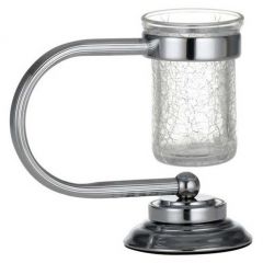 Стакан для зубных щеток Богеме Murano Хром 10911-CR, Boheme CHROME