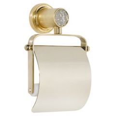Держатель туалетной бумаги Богеме Royal Cristal Золото 10921-G, Boheme ROYALE GOLD