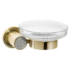 Мыльница Богеме Royal Cristal Золото 10923-G, Boheme