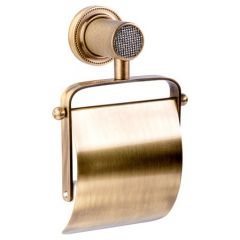 Держатель туалетной бумаги Богеме Royal Cristal Бронза 10921-BR, Boheme ROYALE
