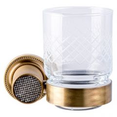 Держатель стакана Богеме Royal Cristal Бронза 10924-BR, Boheme ROYALE