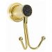Крючок двойной Богеме Royal Cristal Золото 10926-G-B, Boheme ROYALE BLACK GOLD
