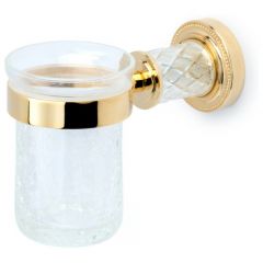 Стакан для зубных щеток Богеме Murano Cristal Золото 10904-CRST-G, Boheme