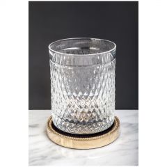 Стакан ЗОЛОТО Богеме Murano Cristal 10218, Boheme Crystal Luxury Options