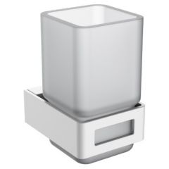 Стакан для зубных щеток Богеме Q Белый 10944-MW, Boheme