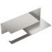 Держатель Богеме c полкой Qubic Nickel Brush 10721-2-NB, Boheme