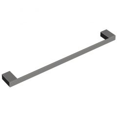 Держатель полотенец Богеме Qubic Shine Gun Metal Серый 10722-SGM, Boheme