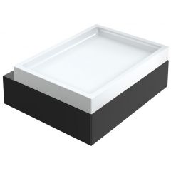 Мыльница Богеме Qubic Черный 10723-B, Boheme Matt Black