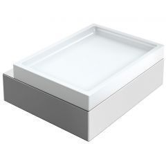 Мыльница Богеме Qubic Хром 10723-CR, Boheme Chrome
