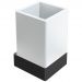 Держатель стакана Богеме настенное Qubic Black 10724-B, Boheme