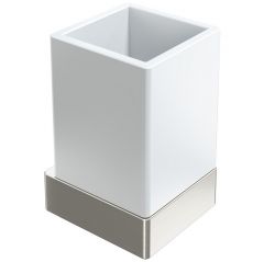 Держатель стакана Богеме настенное с подсветкой Qubic Nickel Brush 10724-NB, Boheme