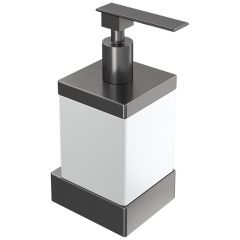 Диспенсер Богеме настенный Qubic Gun Metal 10727-GM, Boheme GM (графит)