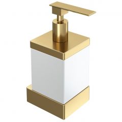 Диспенсер Богеме настенный Qubic Matt Gold 10727-MG, Boheme