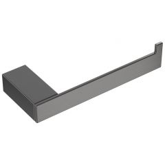 Держатель туалетной бумаги Богеме без крышки Qubic Gun Metal 10735-GM, Boheme GM (графит)