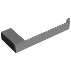 Держатель туалетной бумаги Богеме Qubic Shine Gun Metal глянцевый 10735-SGM, Boheme