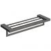 Полка для полотенец Богеме Qubic Shine Gun Metal 10737-SGM, Boheme