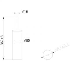 Набор Створки Держатель для туалетной бумаги Готланд S13345BK + Ершик для унитаза Стокгольм S36395BK, Stworki