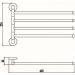 Держатель для полотенец Savol (Савол) поворотный, четверной хром S-008704