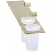Держатель двух стаканов Savol S-002168C, матовое золото