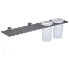 Держатель двух стаканов Savol S-002168Q, графит