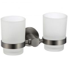 Держатель двух стаканов Savol S-005668Q, графит