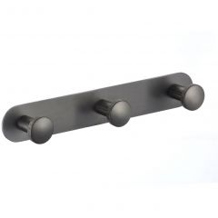 Планка с крючками (3 крючка) Savol S-002173Q, графит