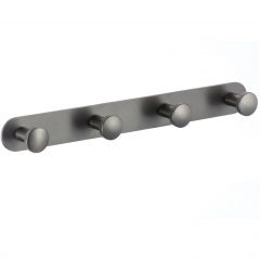 Планка с крючками (4 крючка) Savol S-002174Q, графит