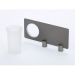 Стакан с настенным держателем Savol S-002158Q, графит